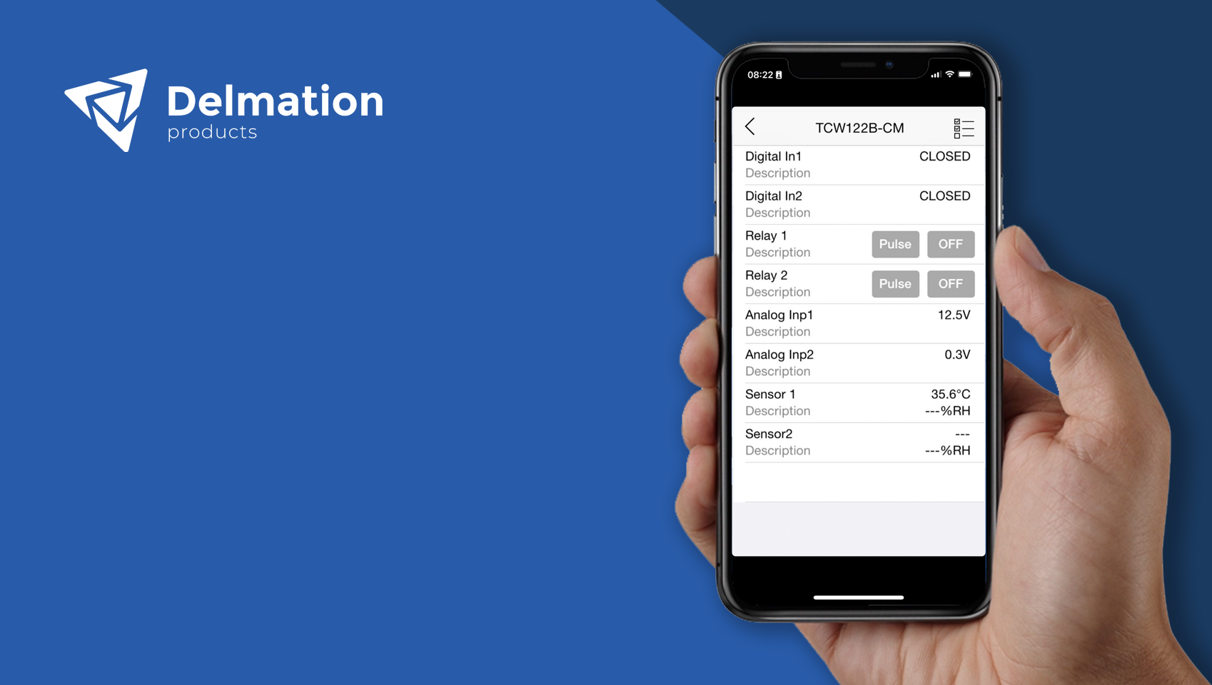 Teracom TCW Control app