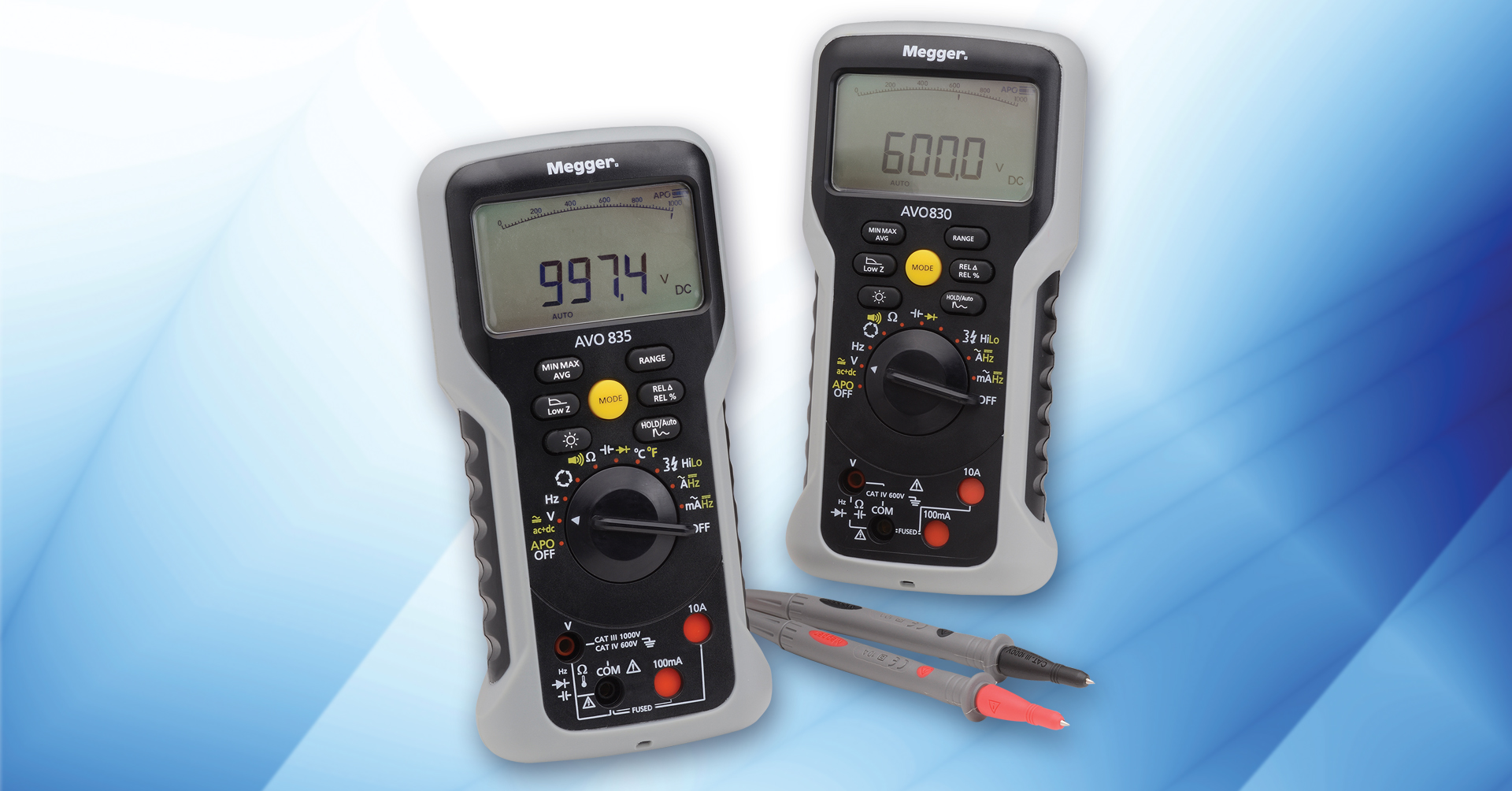 Megger multimeters voor de elektrotechnische professional