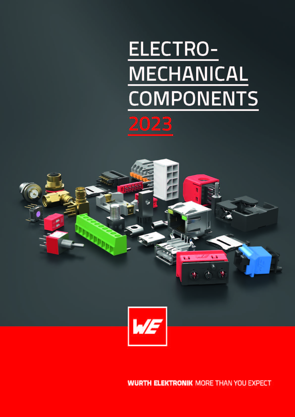 Electromechanics catalog 2023 from Wrth Elektronik