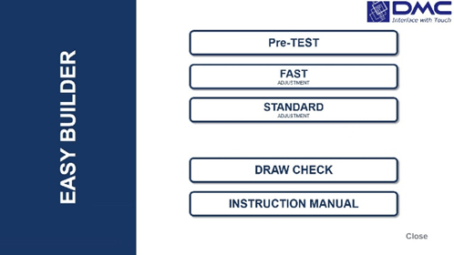 Introduction video DMC Touch controller tuning tool Easy Builder