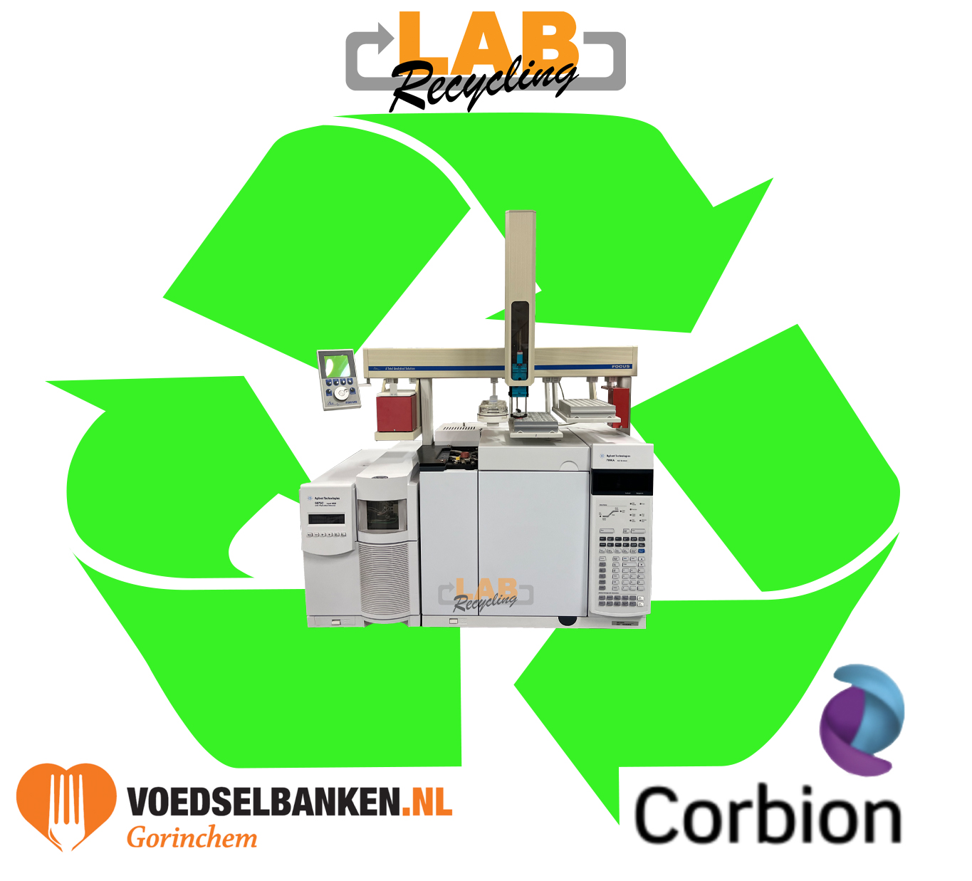 Labrecycling & Corbion doneren geld aan de Voedselbank