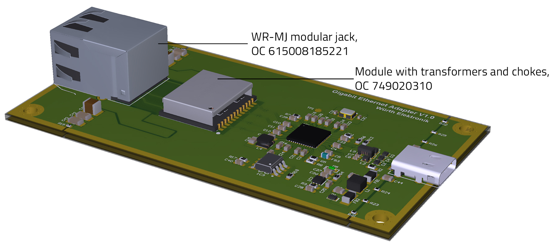 Wrth Elektronik presents reference design for its Gigabit Ethernet