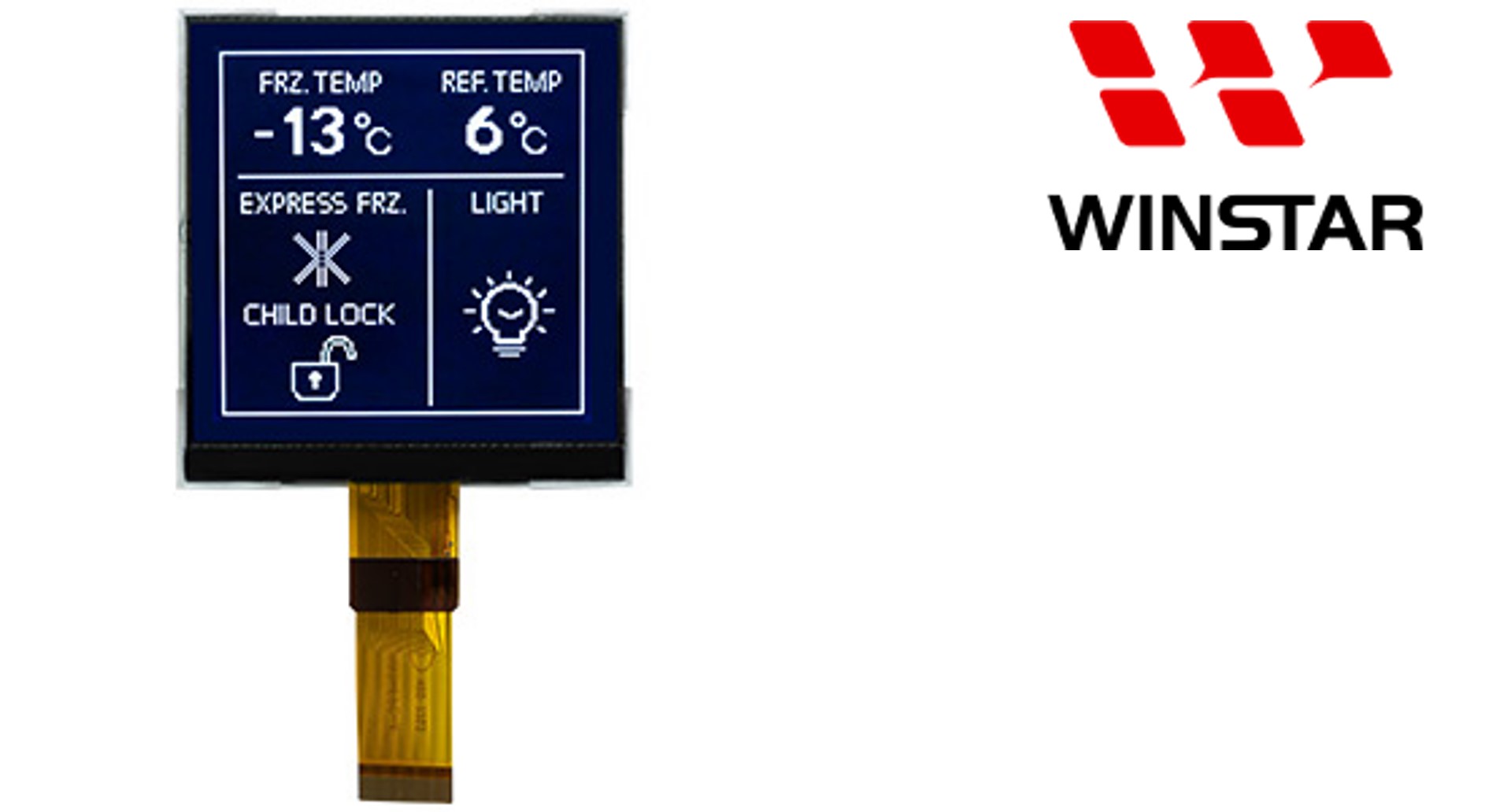 Winstar adds 128128 COG Graphic LCD Display Module