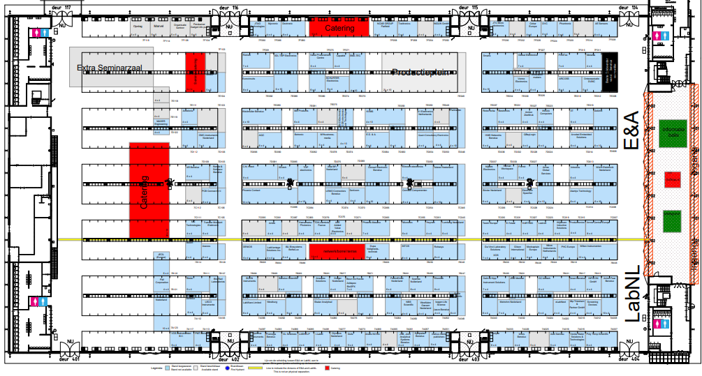 Definitieve plattegrond E&A 2021 staat online, beursdeelname nog steeds mogelijk