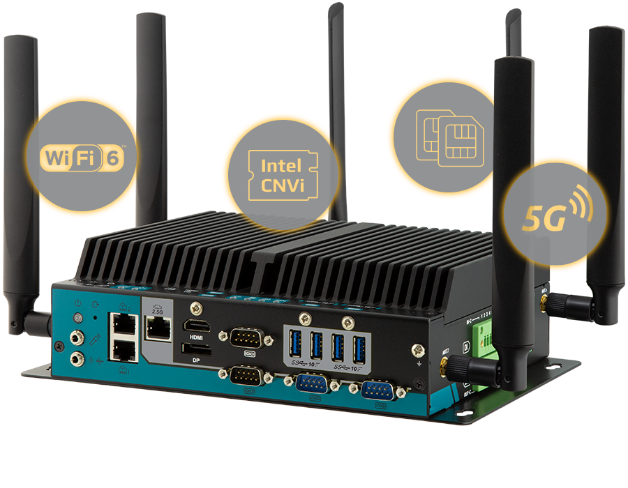 Fanless Rugged Controller with 11th Gen. Intel Core i Processor