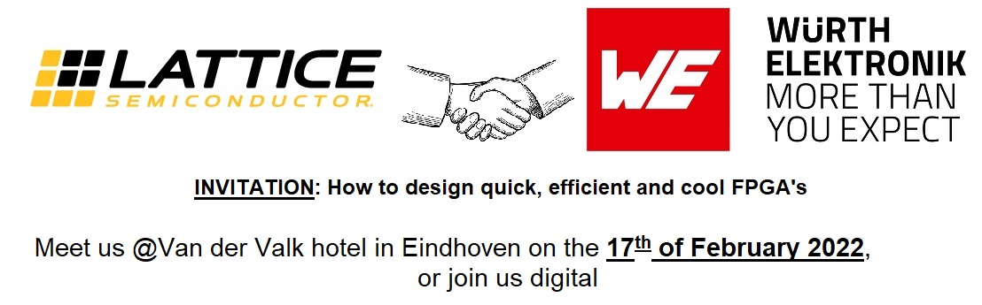 INVITATION! Lattice Semiconductor & Wrth Elektronik 