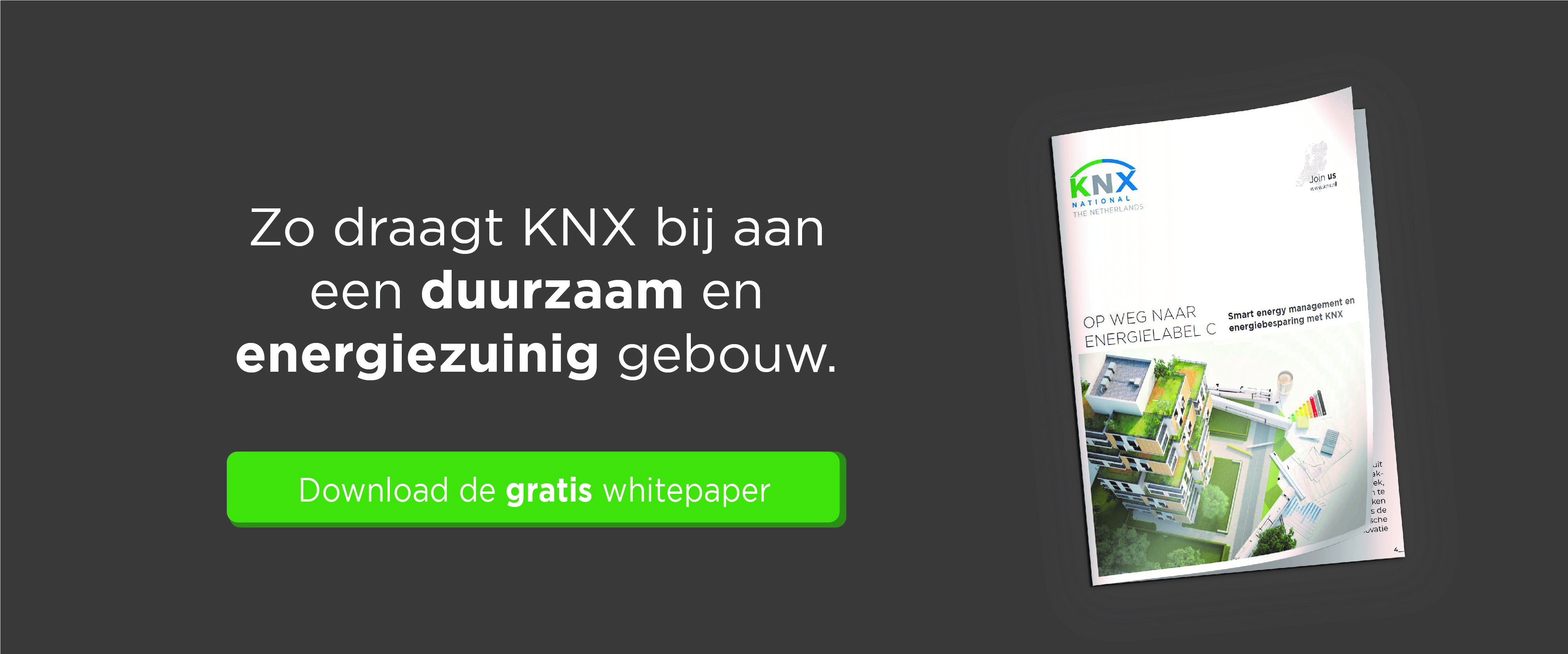 KNX Nederland biedt handvatten voor gebouwverduurzaming met nieuw whitepaper