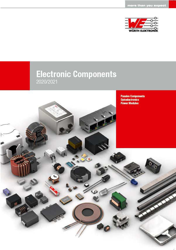 Wrth Elektronik publishes its Electronic Components 2020/2021 catalog