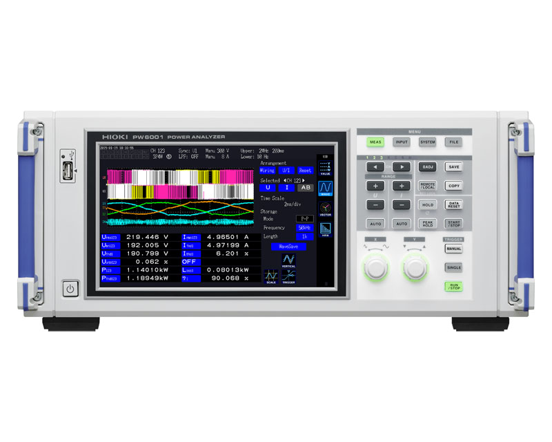 Electrochemical Impedance Spectroscopy (EIS) van Fuel Cells of Lithium-ion batteries using a Hioki PW6001 Power Analyzer.