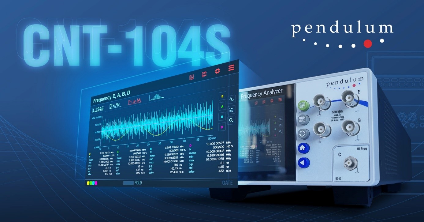 Pendulum Instruments Introduces 4-channel Frequency Counter/Analyzer