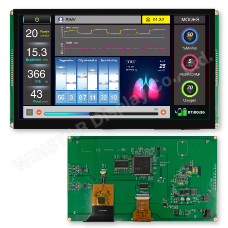 Winstar  10.1 TFT RS485 Smart Display with PCAP