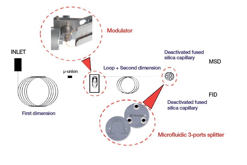 GCXGC WITH PARALLEL MS AND FID DETECTION