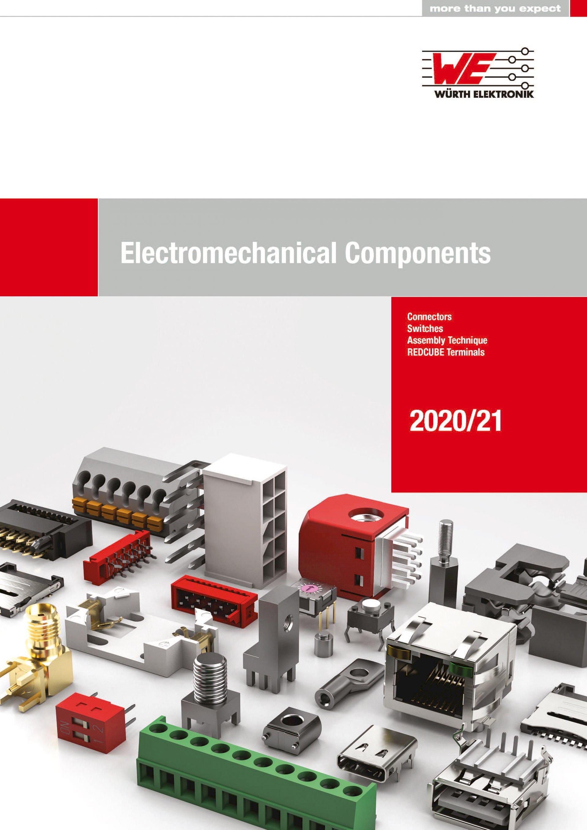 Wrth Elektronik publishes its catalog of electromechanical components