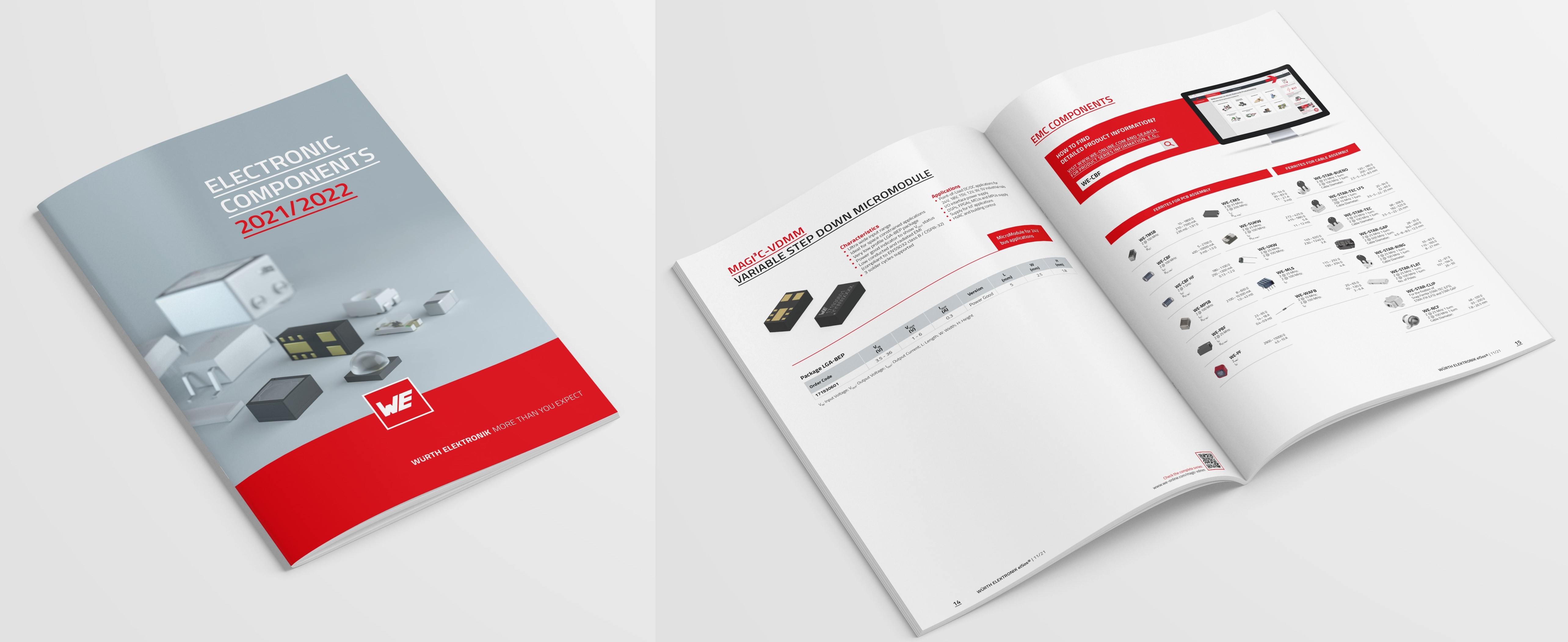 Wrth Elektronik Electronic Components New Product Brochure 2021/2022