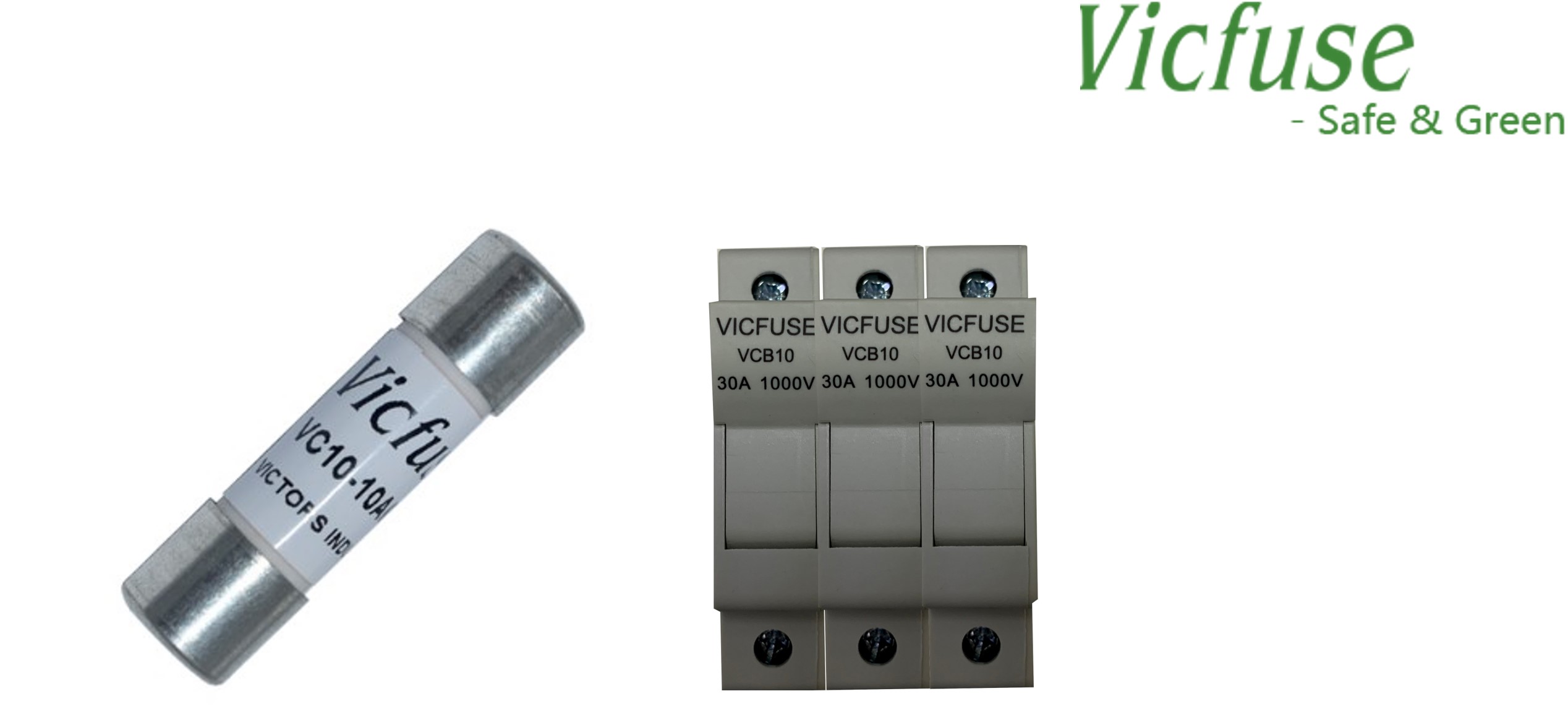 Vicfuse 1038 fuse with DIN rail holder