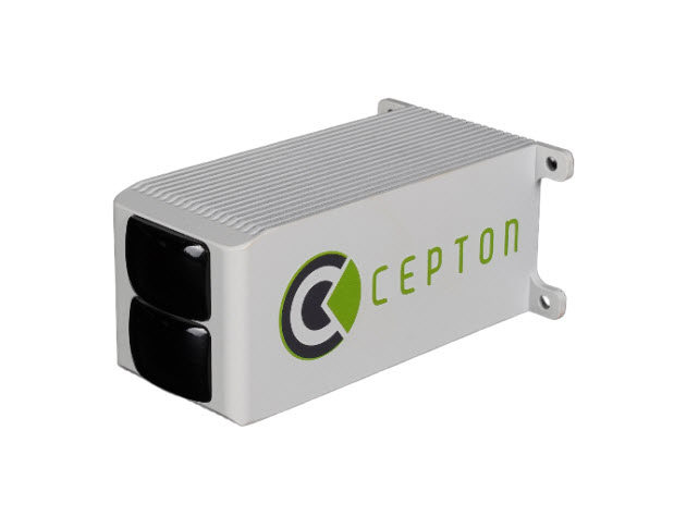 Worlds smallest wide angle near-range lidar sensor - Cepton and TOP-electronics