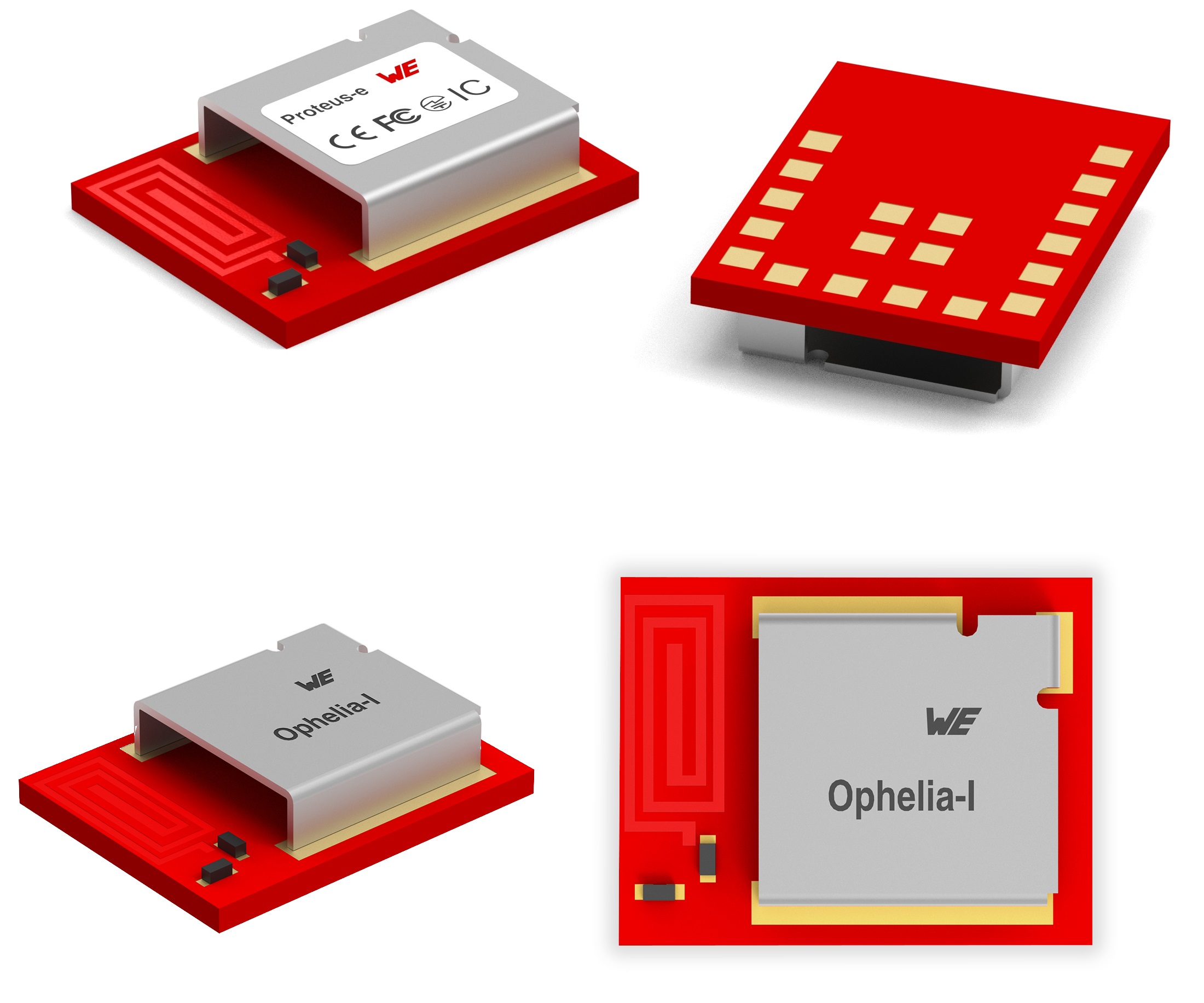 Wrth Elektronik presents slim Bluetooth Low Energy radio module Proteus-e