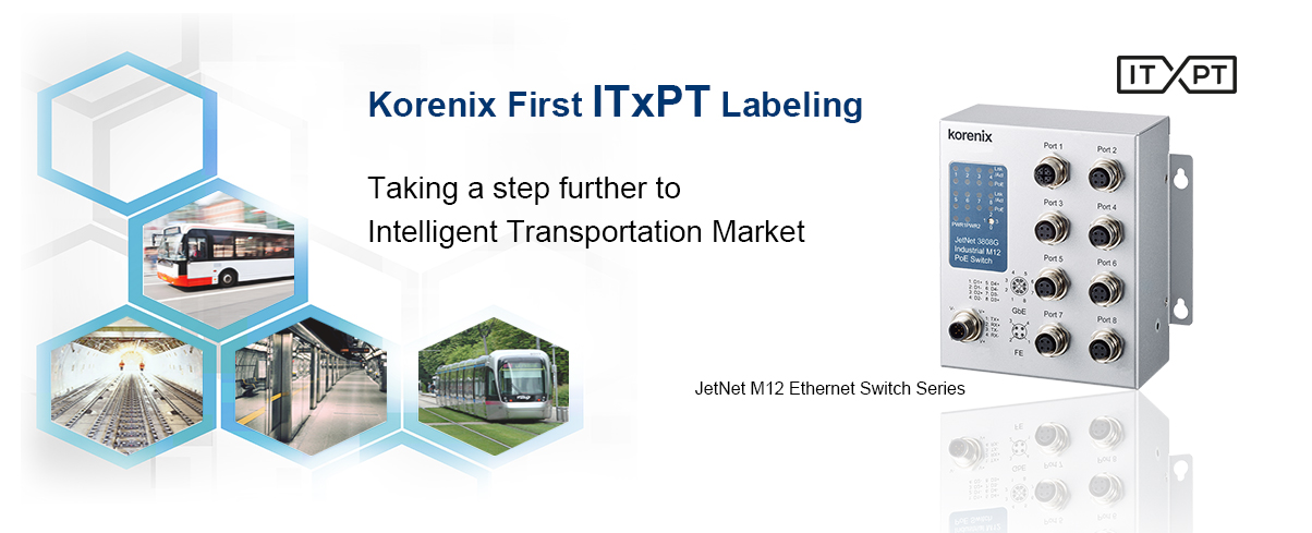 Korenixs First ITxPT-label for Taking a Step Further to Intelligent Transportation Market