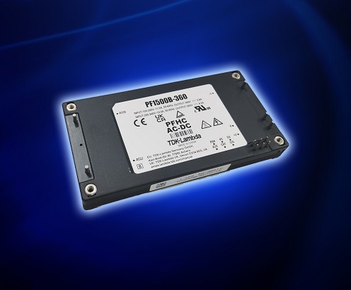 AC-DC voeding met powerfactor correctie levert in een full-brick behuizing tot 1.512 W voor hoge-spanning gedistribueerde vermogensconfiguraties