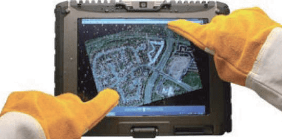 10-point multi-touch for industrial environments