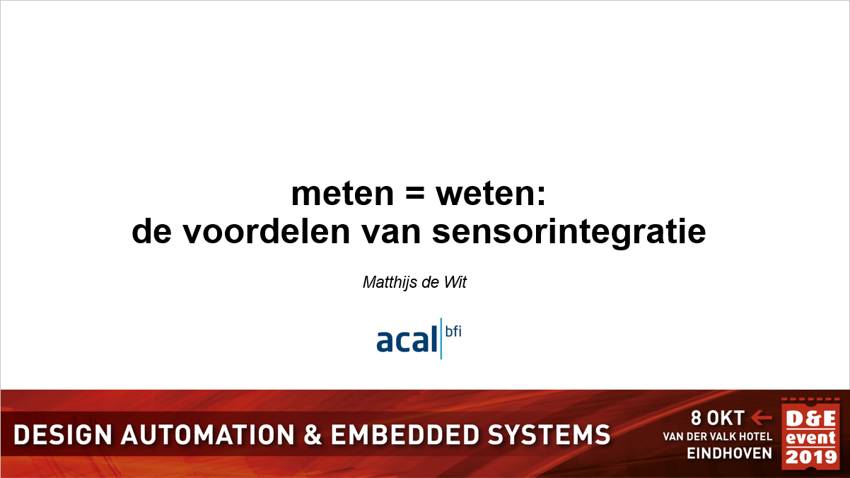 Uitnodiging voor presentatie Meten is weten