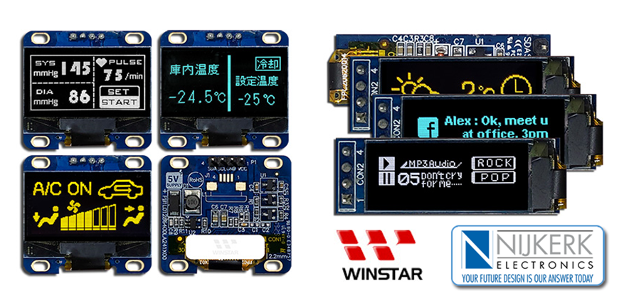 Winstar releases two new graphic OLED modules