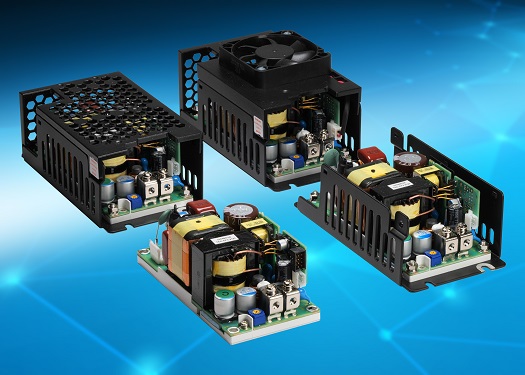 Compacte 250 W medische en industrile voedingen met 2x4 inch footprint zijn conductie- of convectiegekoeld