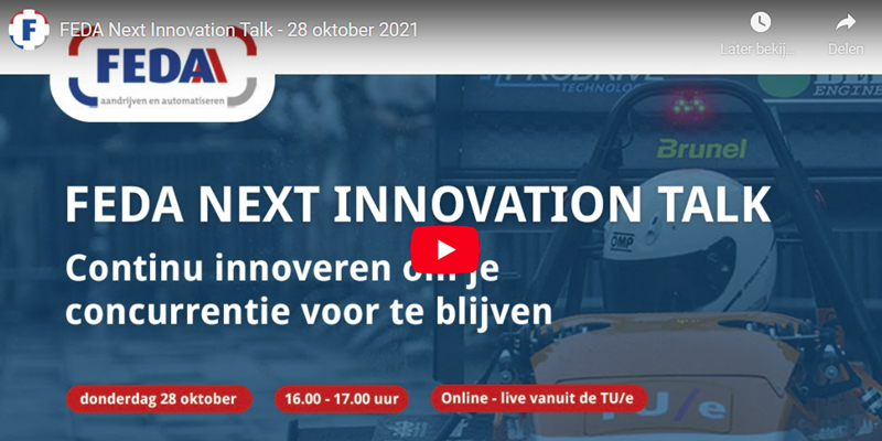 URE centraal in FEDA Innovation Talk gesponsord door Apex Dynamics