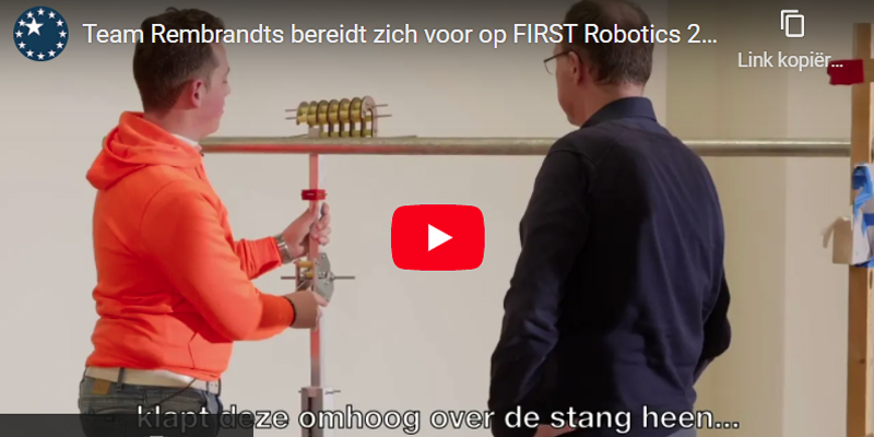 Team Rembrandts bereidt zich voor op FIRST Robotics 2022