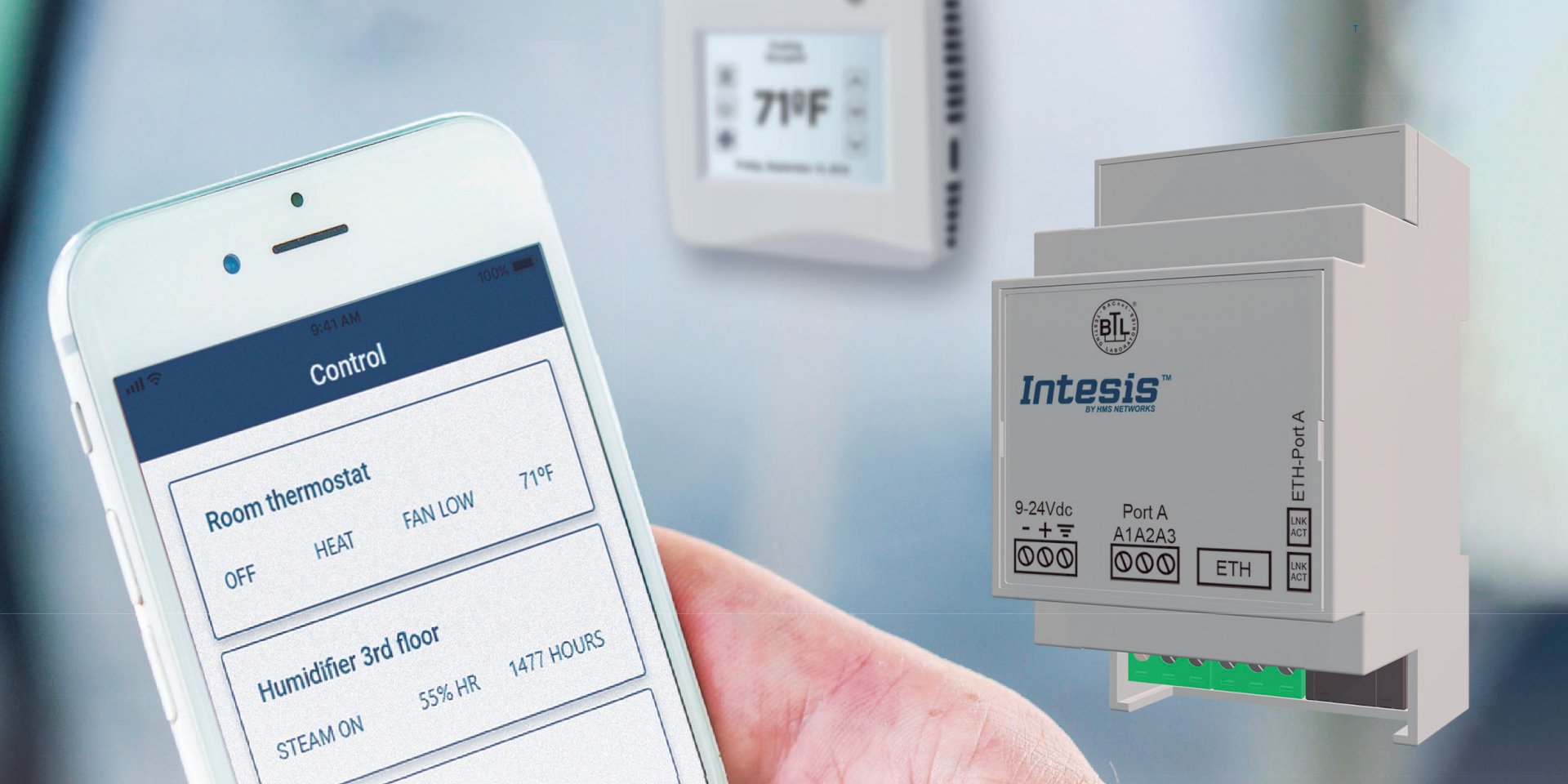 Maak een conventioneel BACNet of MODbus device smart via de Standard Cloud Control van Intesis